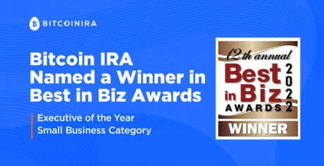 BitcoinIRA Wins Bronze in 12th Annual Best in Biz Awards