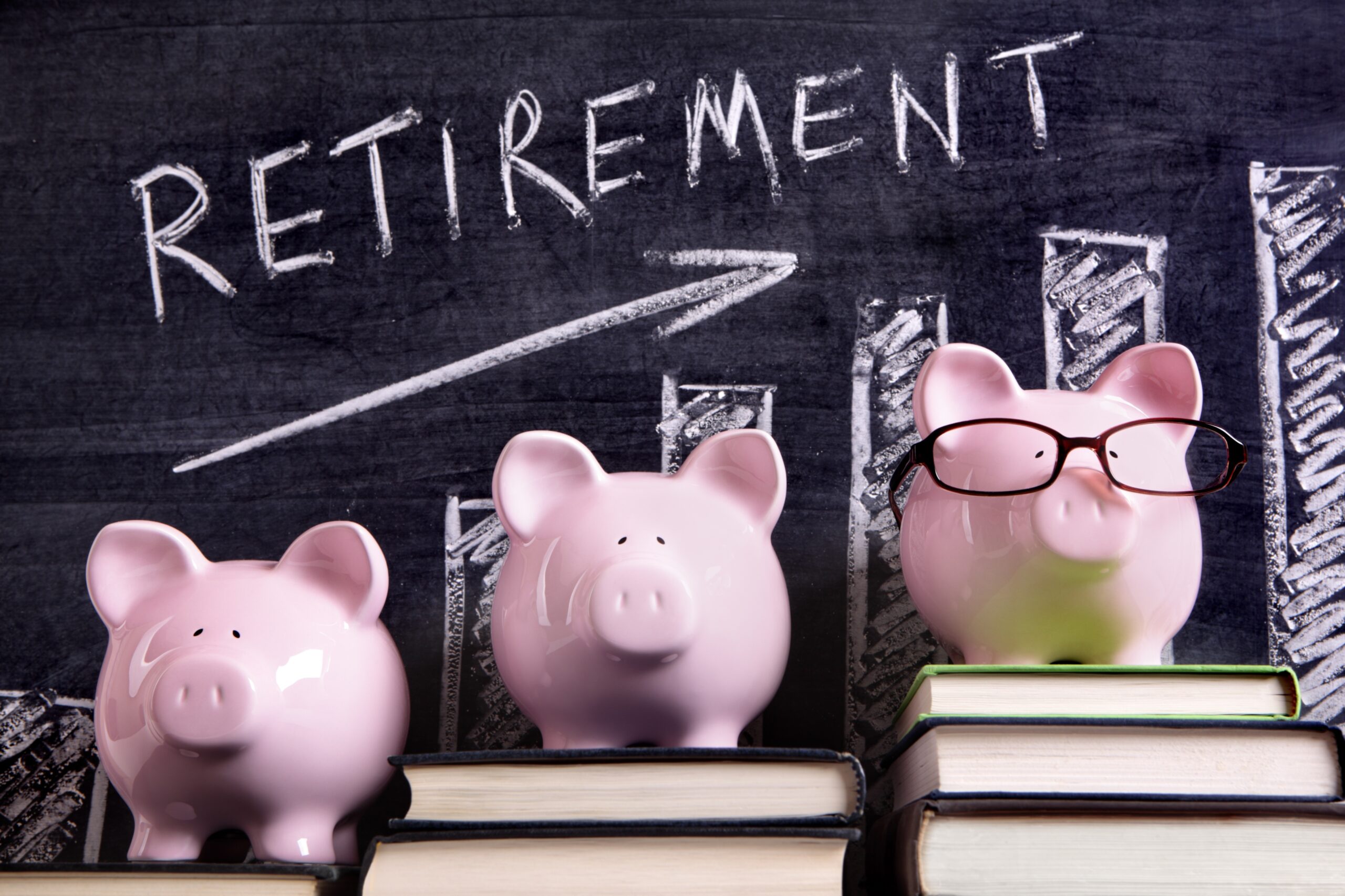 piggy bank for retirement plan